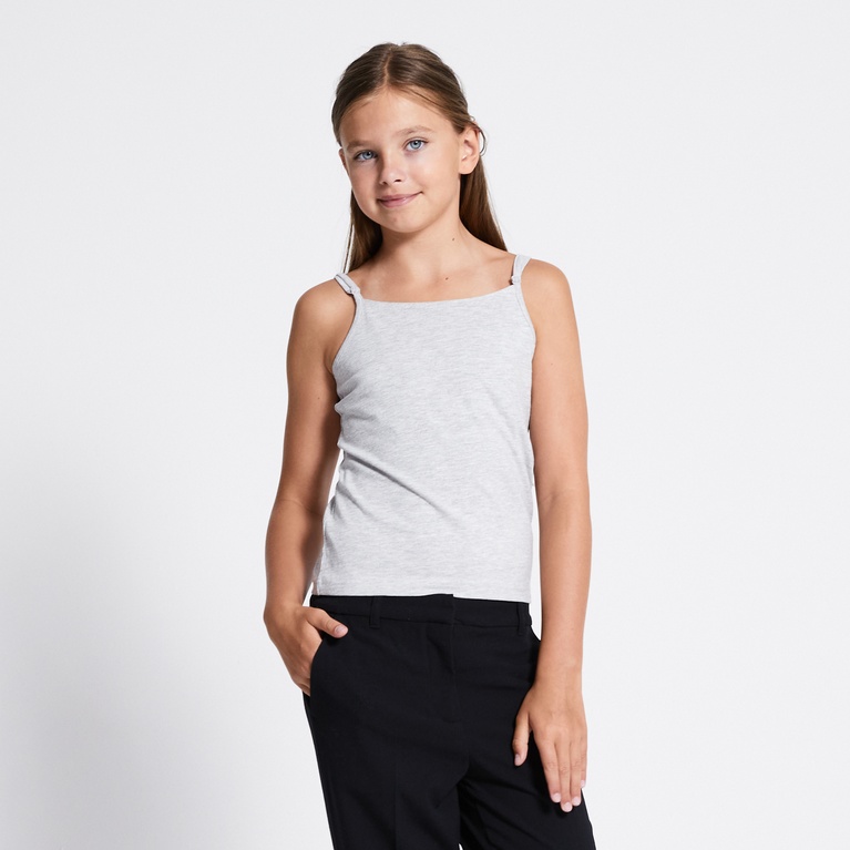 Singlet "Lily star" Grey Melange